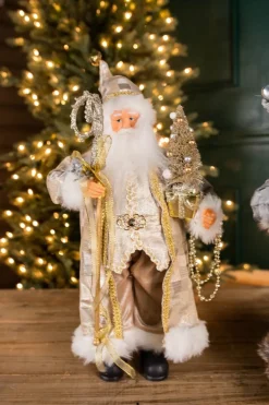 Clearance 18” Polyester Holiday Santa Christmas Accents