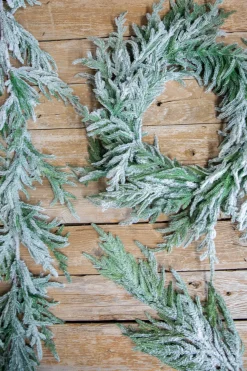 Shop 38” Real Touch Flocked Norfolk Spray Natural Greenery