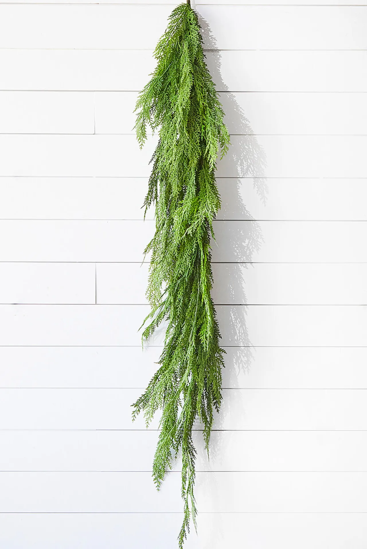 Store 48" Real Touch Lebanon Cedar Dripping Garland Christmas Garlands|Natural Greenery