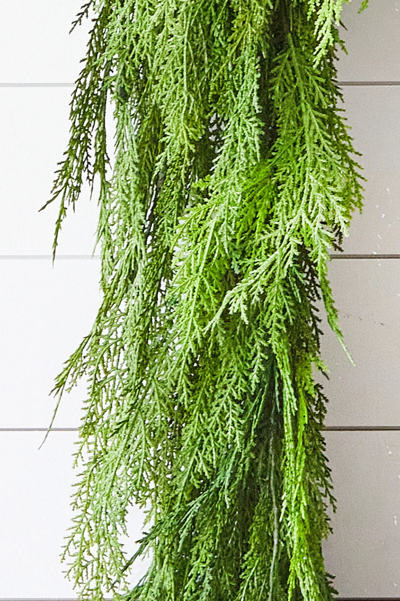 Store 48" Real Touch Lebanon Cedar Dripping Garland Christmas Garlands|Natural Greenery