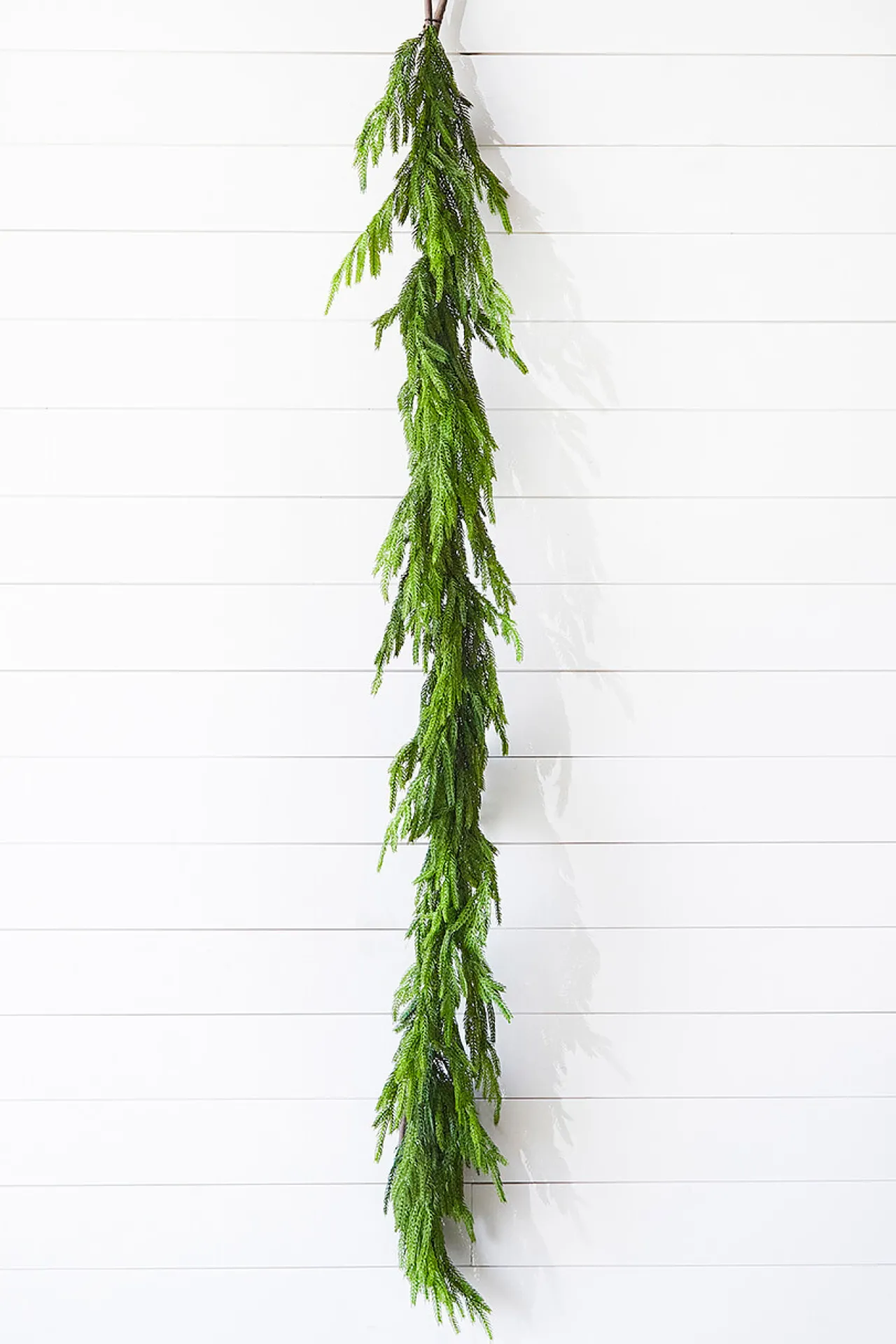 Shop 72” Real Touch Norfolk Pine Garland Christmas Garlands|Natural Greenery