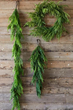 Shop 72” Real Touch Norfolk Pine Garland Christmas Garlands|Natural Greenery