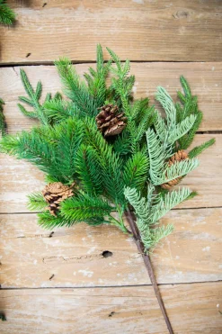Best Sale 24” Real Touch Norfolk Spruce Juniper Spray Natural Greenery