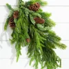 Shop 27” Real Touch Norfolk Spruce Juniper Teardrop Natural Greenery|Christmas Teardrops