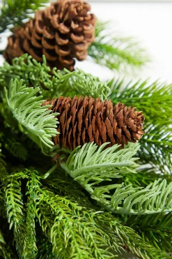 Shop 27” Real Touch Norfolk Spruce Juniper Teardrop Natural Greenery|Christmas Teardrops