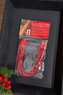 Cheap 16” Red Decorative Twist Ties Christmas Garlands