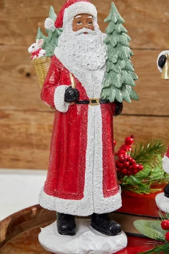 Discount 13” Resin African-American Santa Christmas Accents