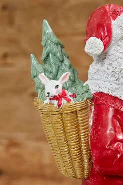 Discount 13” Resin African-American Santa Christmas Accents