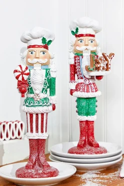 Flash Sale 11.5" Resin Candy Nutcracker Christmas Accents