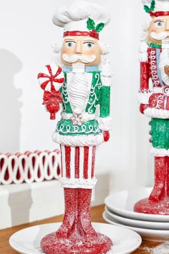 Flash Sale 11.5" Resin Candy Nutcracker Christmas Accents