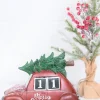 Outlet 11.5” Resin Countdown Calendar Holiday Truck With Christmas Tree Christmas Accents