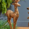 Store 16" Resin Deer Candle Holder Christmas Accents