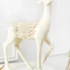 Online 14" Resin Deer With Scroll Saddle Christmas Accents