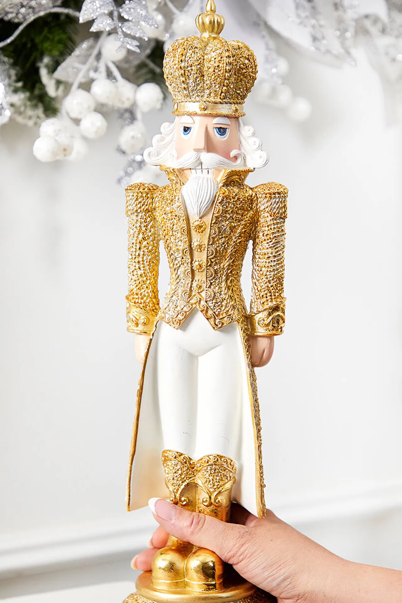 Outlet 18" Resin Diamond Opulent Nutcracker Christmas Accents