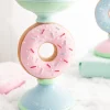 Hot 8.5” Resin Donut Candle Holder Christmas Accents