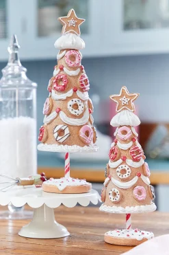 Best 11" Resin Donut Tree Christmas Accents