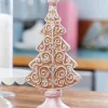 Discount 11" Resin Icing Gingerbread Tree Christmas Accents