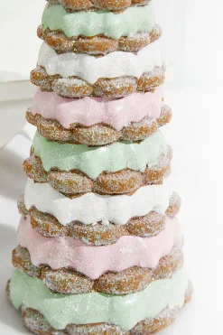 Best 14" Resin Layered Gingerbread Icing Tree Christmas Accents