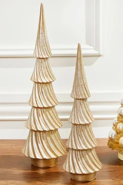 Best 17" Resin Modern Tree Christmas Accents