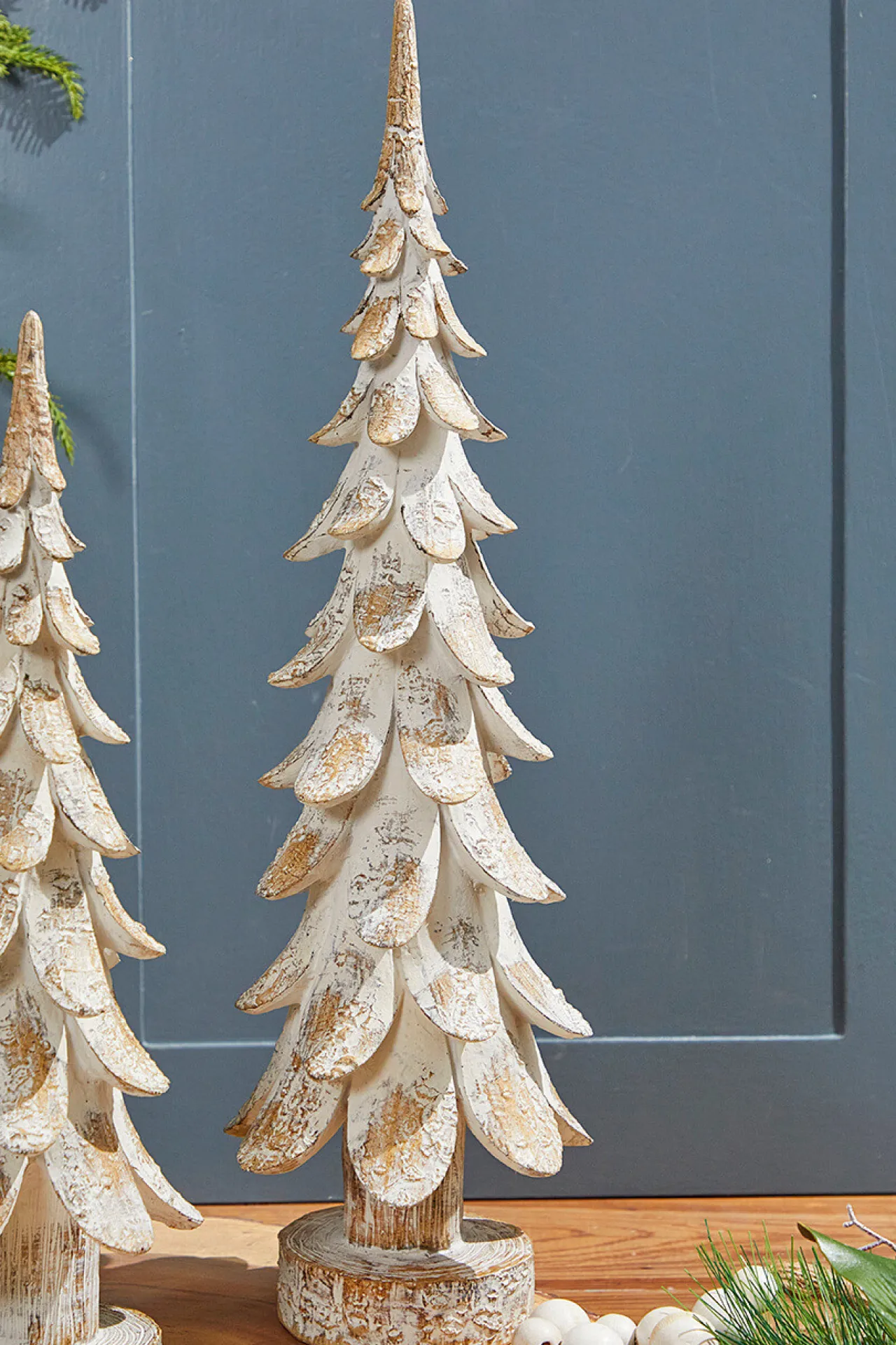 Flash Sale 19" Resin Winter Forest Tree Christmas Accents