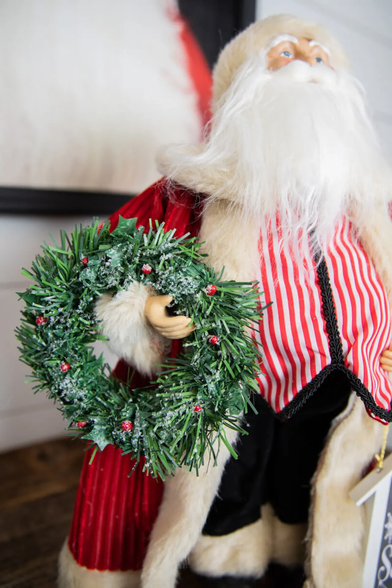 Best Sale 16” Santa Figure "Tis The Season" Sign Christmas Accents