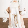 Cheap 19” Santa Figure With Snowflake & Tree Christmas Accents