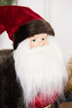 Discount 19” Santa Figure With Stars & Tree Christmas Accents
