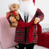Hot 18" Santa In Pajamas Figurine Christmas Accents