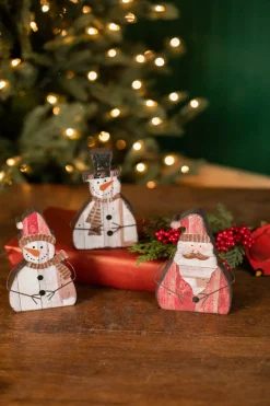 Clearance 6" Santa/Snowman Decoration Christmas Accents