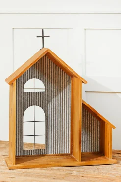 Store 24” Single Creche Shelf Christmas Accents