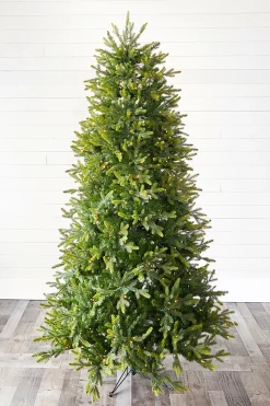 Cheap 7.5' Slim Trinity Pine Artificial Christmas Tree With 700 Color-Changing Lights Christmas Trees|Christmas Trees
