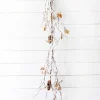 Fashion 48" Snow W/Glitter Winter Chalet Garland - Natural/Frost Christmas Garlands