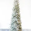 Discount 9' Snowcrest Pencil Pine Artificial Christmas Tree With 700 Color-Changing Lights Christmas Trees|Christmas Trees