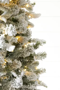 Discount 9' Snowcrest Pencil Pine Artificial Christmas Tree With 700 Color-Changing Lights Christmas Trees|Christmas Trees