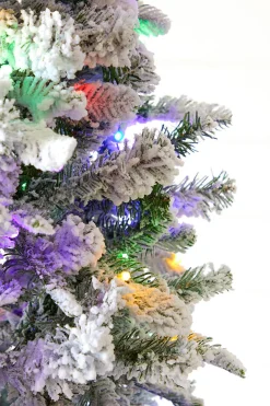 Discount 9' Snowcrest Pencil Pine Artificial Christmas Tree With 700 Color-Changing Lights Christmas Trees|Christmas Trees