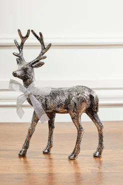 Cheap 13" Standing Buck Deer Christmas Accents