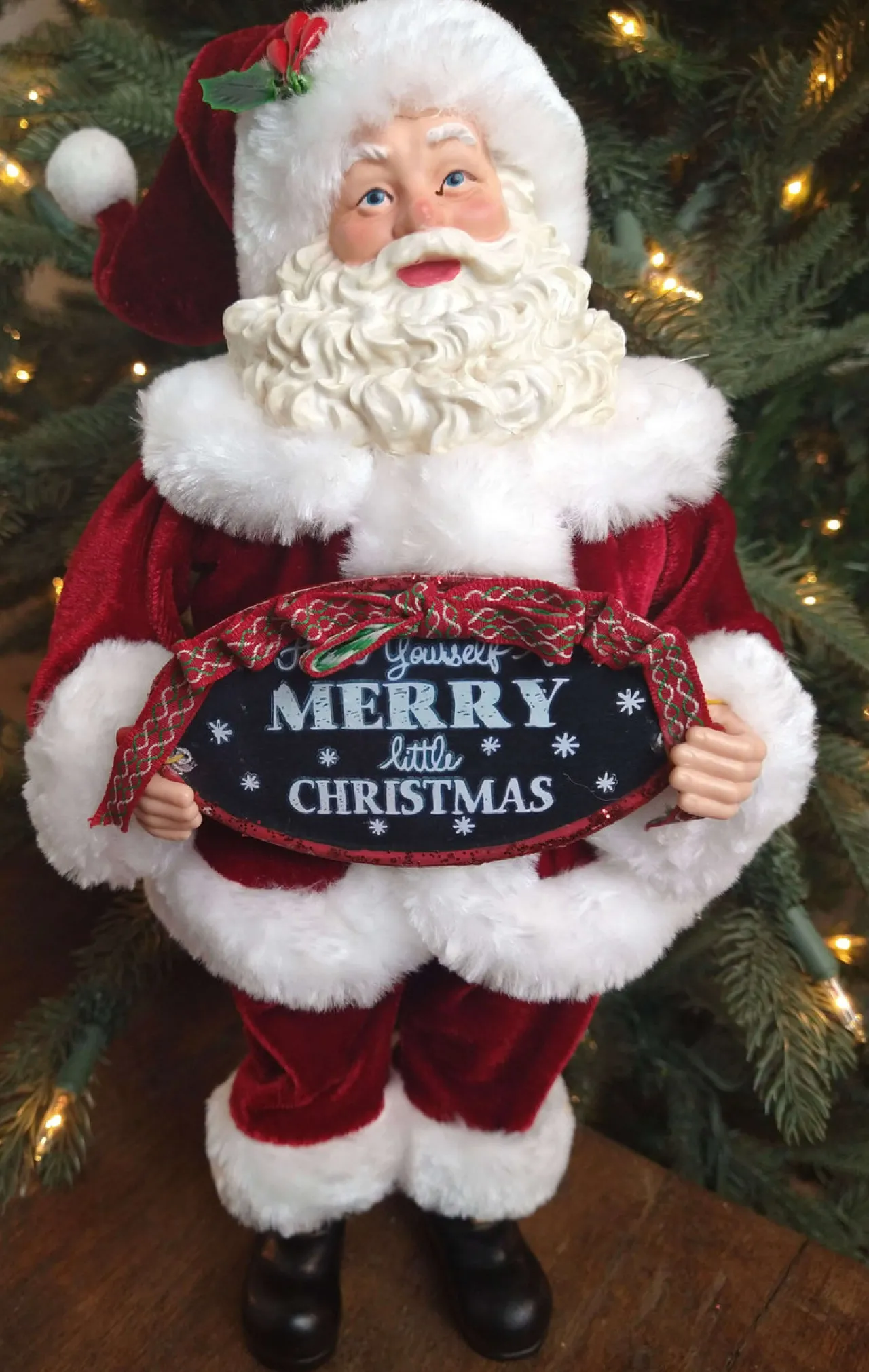 Online 12” Standing Santa - The Nicholas Collection Christmas Accents
