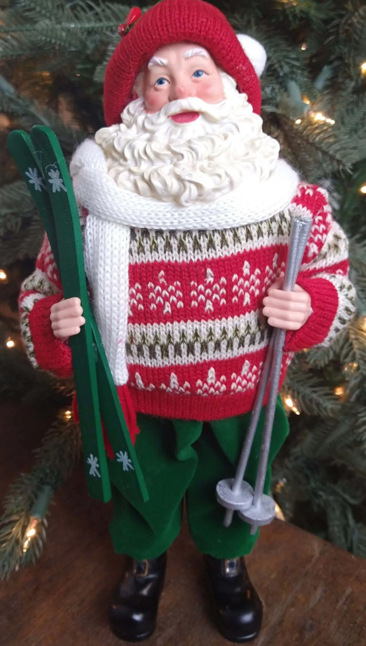 Online 12” Standing Santa - The Nicholas Collection Christmas Accents