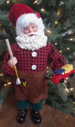 Online 12” Standing Santa - The Nicholas Collection Christmas Accents