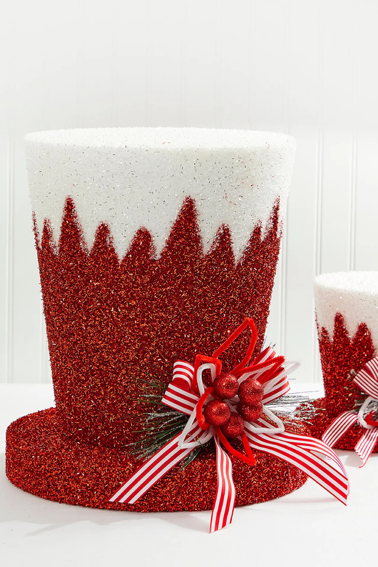 Hot 16” Styrofoam Hat Tree Topper Christmas Accents
