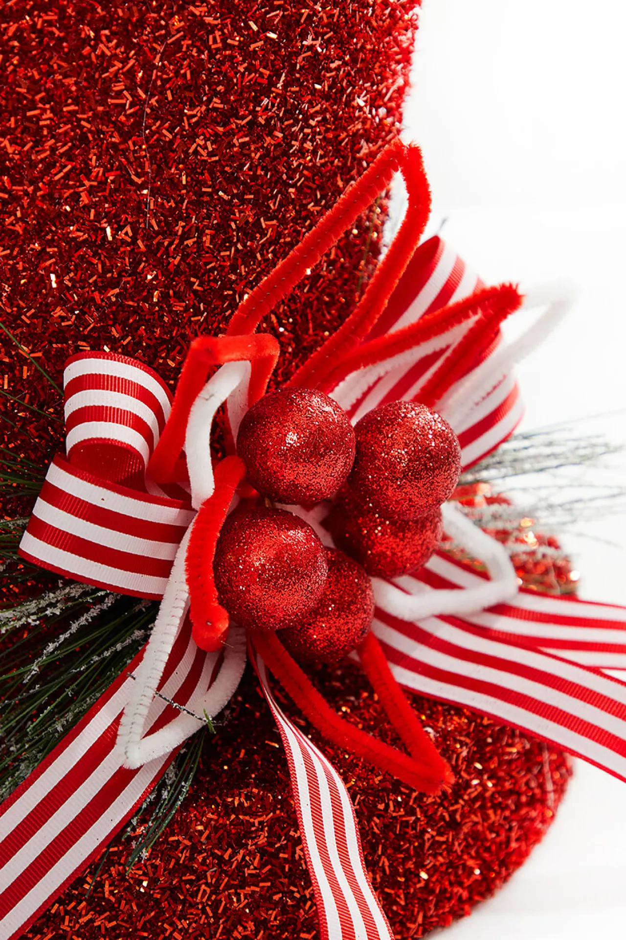 Hot 16” Styrofoam Hat Tree Topper Christmas Accents