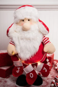 Fashion 20-36” Telescope Long Leg Light Up Santa Figure Christmas Accents