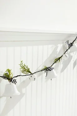 Online 67” White Country Bell Garland Christmas Garlands