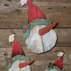Outlet 18" Wood Snowman Head Wall Decor - Set Of 3 Christmas Accents