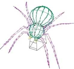Cheap 28" X 40" 3D Scary Spider (Twinkling) Outdoor Lighting