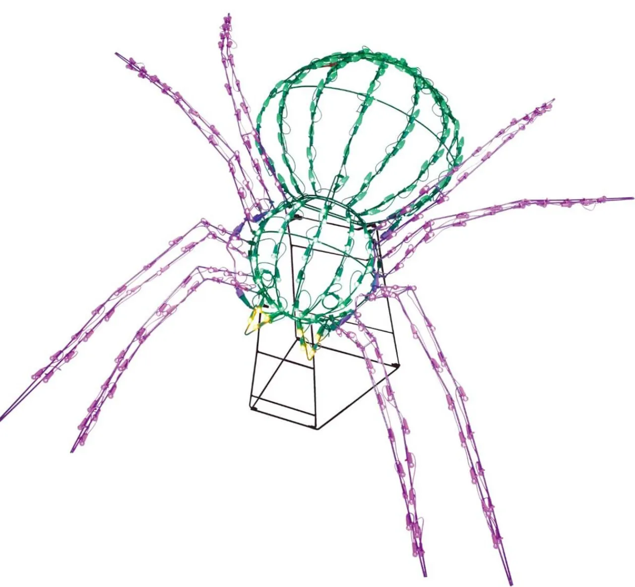 Cheap 28" X 40" 3D Scary Spider (Twinkling) Outdoor Lighting