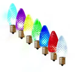 Discount C9 Dynamic RGB Bulb (25 Bulbs/bag) - Faceted Outdoor Lighting