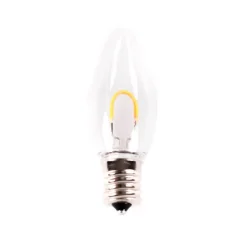 Hot C9 Filament Bulb (25 Bulbs/box) - Pure White Bulbs|Outdoor Lighting