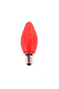 Cheap C9 Filament Bulb (25 Bulbs/box) - Red Bulbs|Outdoor Lighting