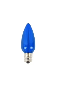 Store C9 LED Minleon Legacy Bulbs (25 Bulbs/box) - Smooth, Blue Outdoor Lighting